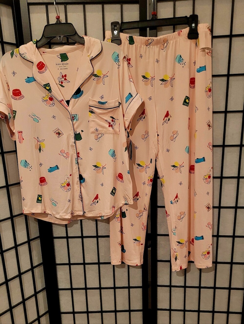 Kate Spade Summer Gardening Pajama Set - Picture 3 of 6